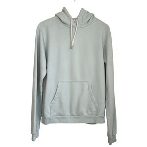 John Elliott Mens Cotton Pullover Hoodie Size 2/ Medium Light Blue USA